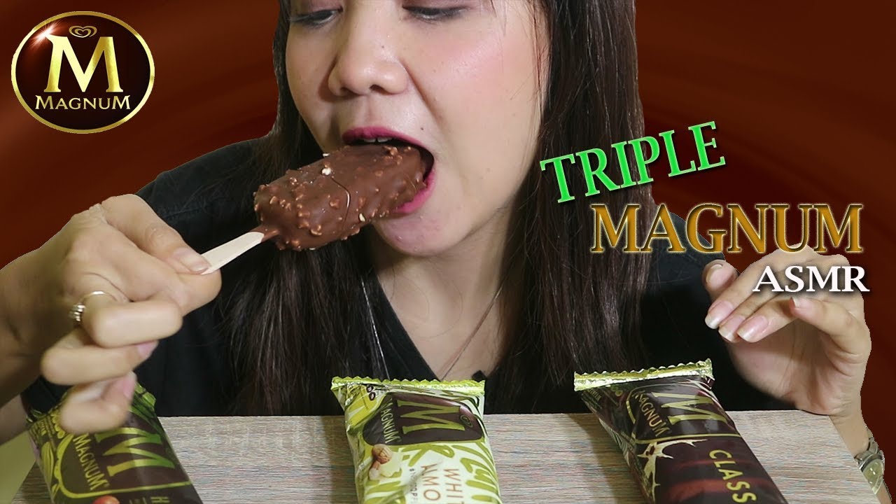 ASMR MAGNUM ICE CREAM