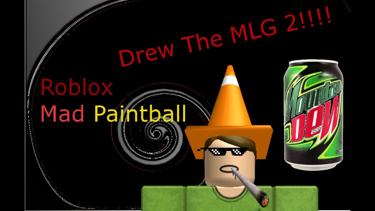 Roblox Mad Paintball | Drew The MLG 2 [Drew Gameplay] (Mega)