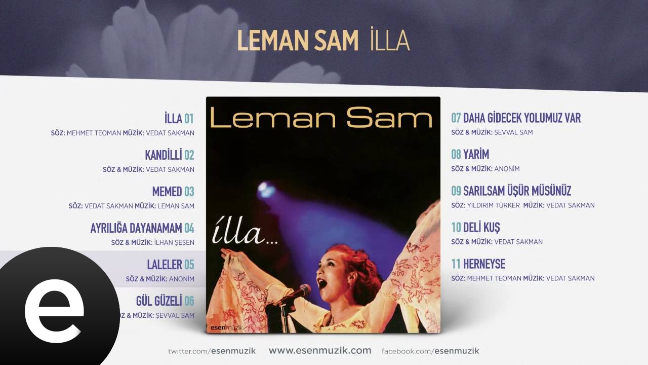 Laleler (Leman Sam) Official Audio #laleler #lemansam - Esen M&uuml;zik
