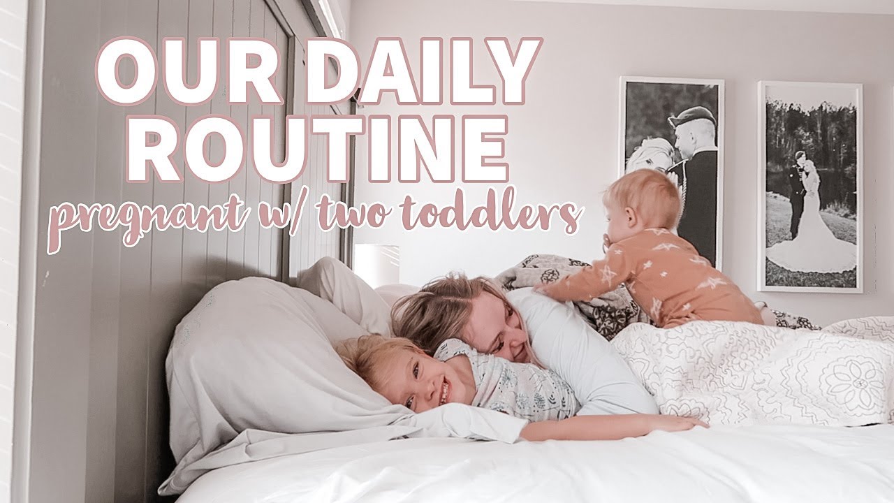 REAL DAY IN THE LIFE OF A PREGNANT MOM OF TWO | OUR DAILY ROUTINE | Autumn Auman