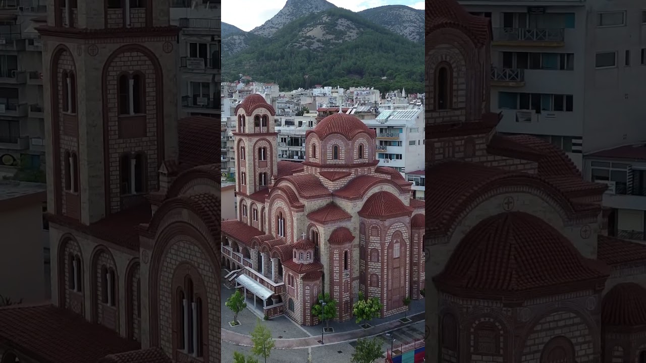 Xanthi #greece #xanthi #thrace #aerialvideography #orthodox #church #sightseeing #travel #drone