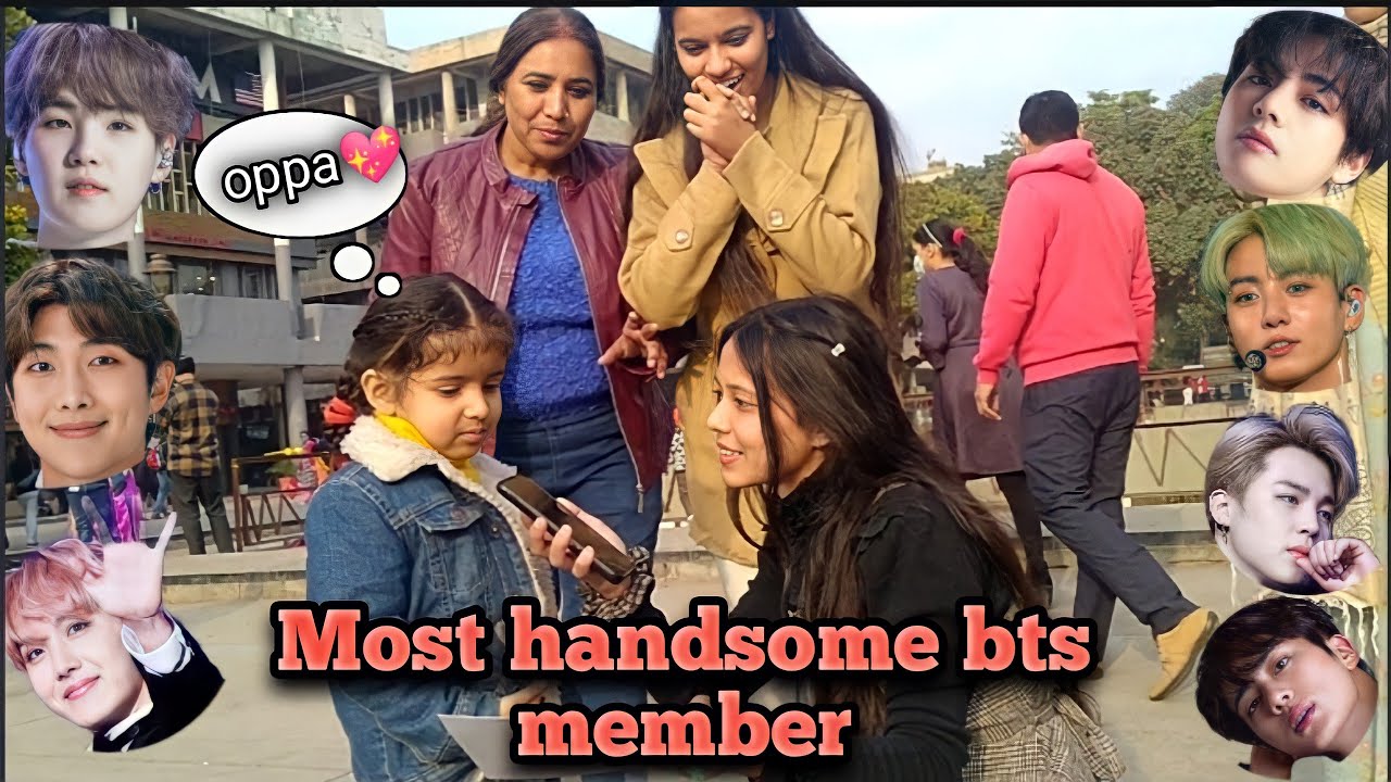 Asking Indians To Pick The Most Attractive BTS Member..|| Chandigarh