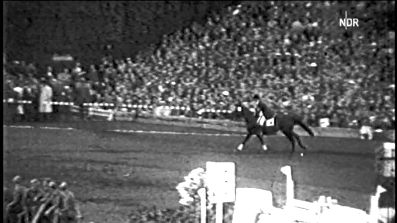 Hans G&uuml;nter Winkler on Halla winning the Olympic Gold in Stockholm 1956