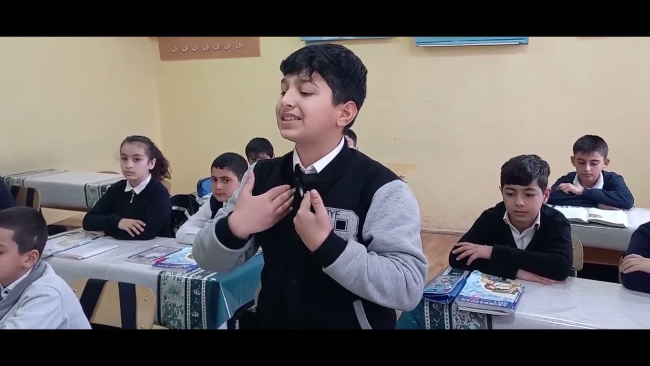 21.02.2023-cü il tarixdə 5-ci sinifdə Azərbaycan dili dərsini Beynəlxalq Ana Dili Gününə həsr etdim