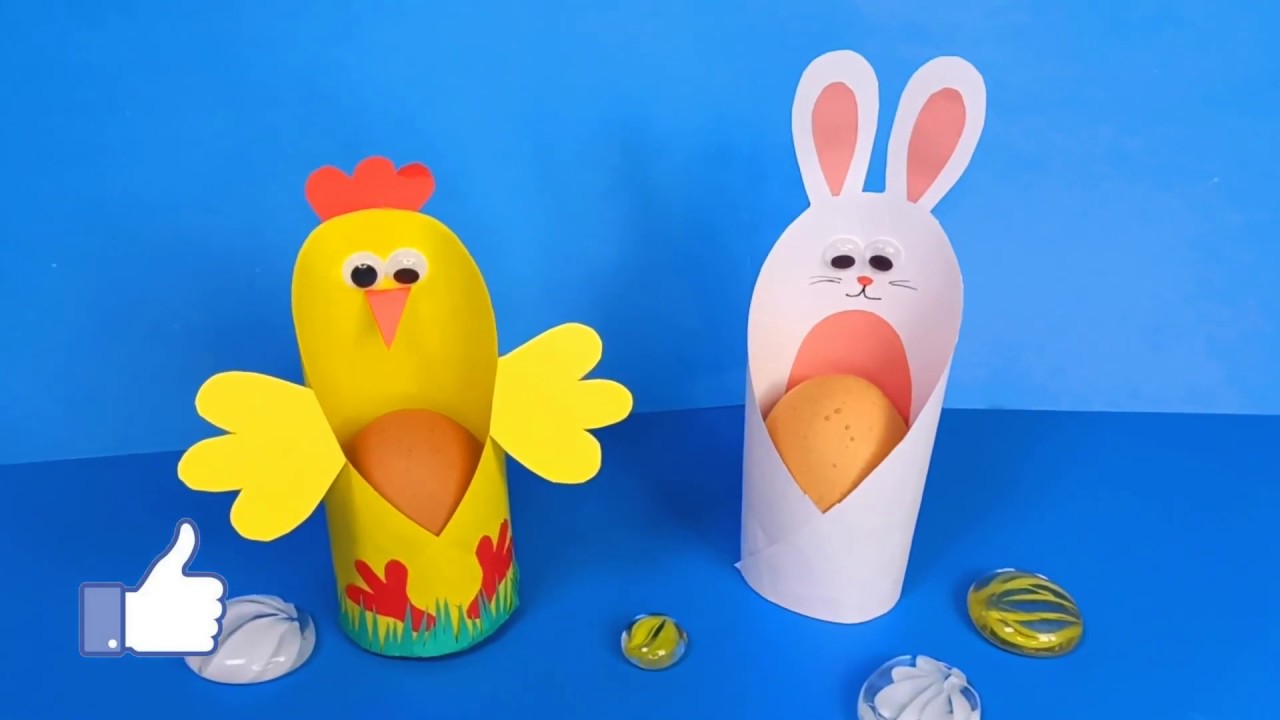 Поделки на ПАСХУ своими руками из бумаги. Подставка для яиц на пасху / DIY crafts for Easter