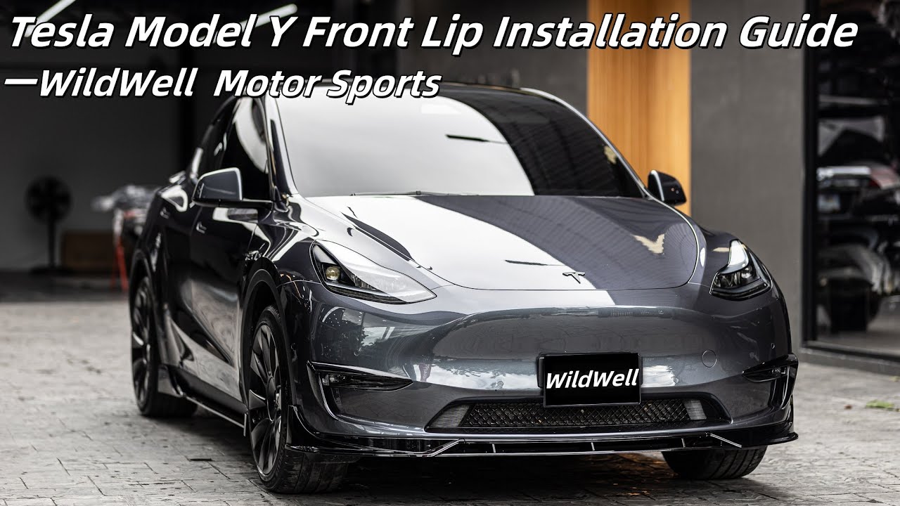 Tesla Model Y Front Lip Installation Guide &ndash; Step by Step Tutorial#tesla