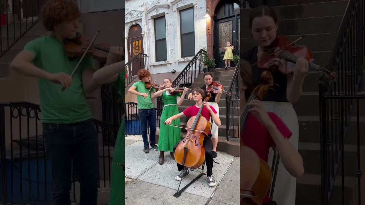 Eine Kleine Nachtmusik 🤍 Family String Quartet #nyc