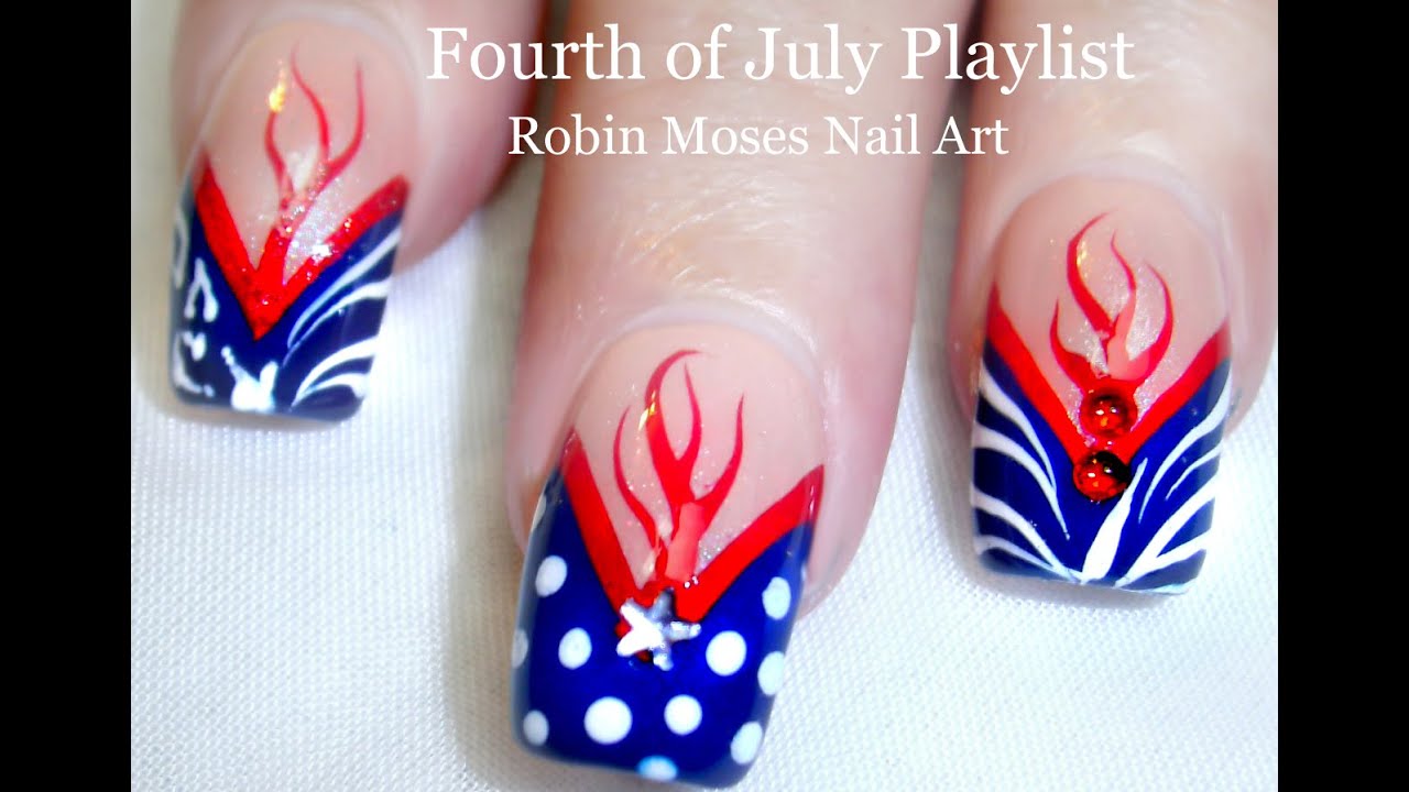 Easy DIY 4th of July Nail Art Design Tutorial