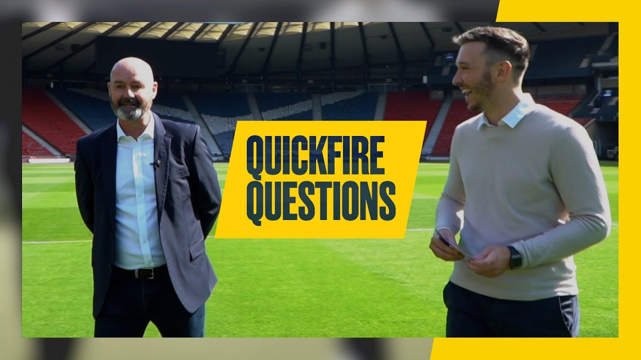 Quickfire Questions with Steve Clarke