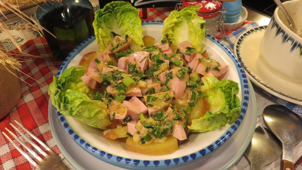 Ma SALADE DE POMMES DE TERRE AU CERVELAS vite fait, bien fait, Mère Mitraille Gourmandises TV
