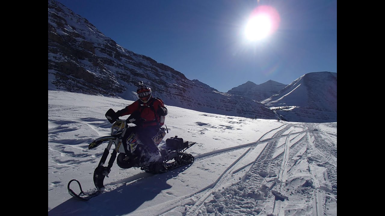 First Time Snowbiking (Timbersled) - Cataract Creek, Calgary