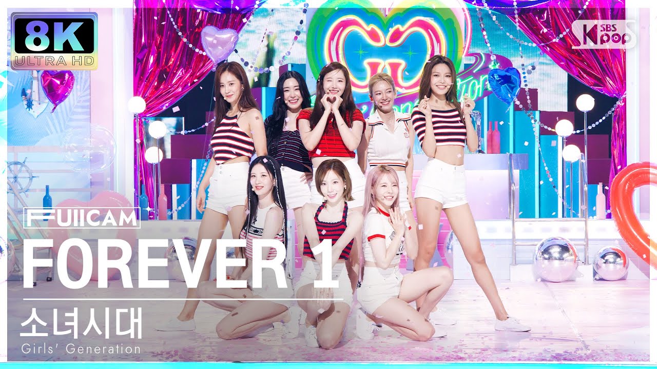 [SUPER ULTRA 8K] 소녀시대 'FOREVER 1' 풀캠 (Girls' Generation FullCam) @SBS Inkigayo 220821