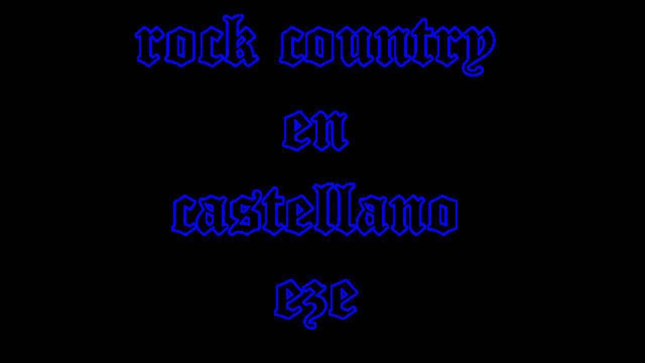 rock country en castellano - yo te enseñare