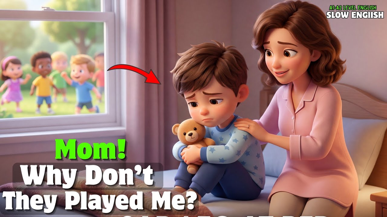 Mom! Why Don't They Like Me? A Friendship Story | English Listening Practice For Beginners(A1 Level)