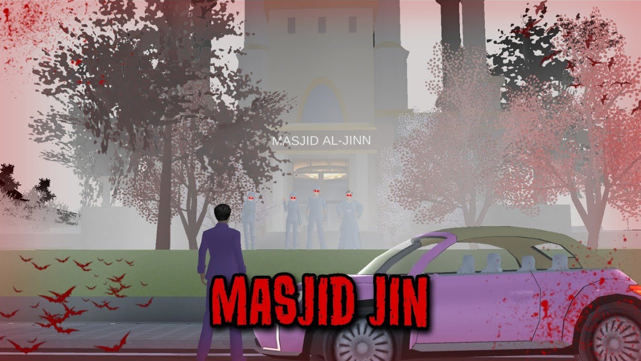 TARAWIH DI MASJID JIN || HORROR MOVIE SAKURA SCHOOL SIMULATOR