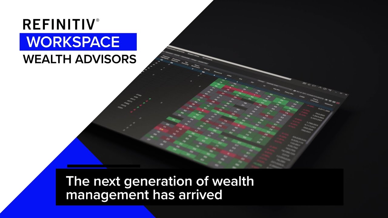 Refinitiv Workspace for Wealth Advisors - Discover opportunities with AI and alternative data