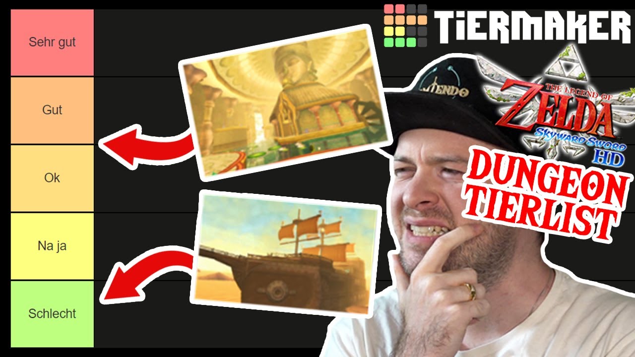 Ich BEWERTE DUNGEONS in THE LEGEND OF ZELDA SKYWARD SWORD | Domtendo TIERLIST