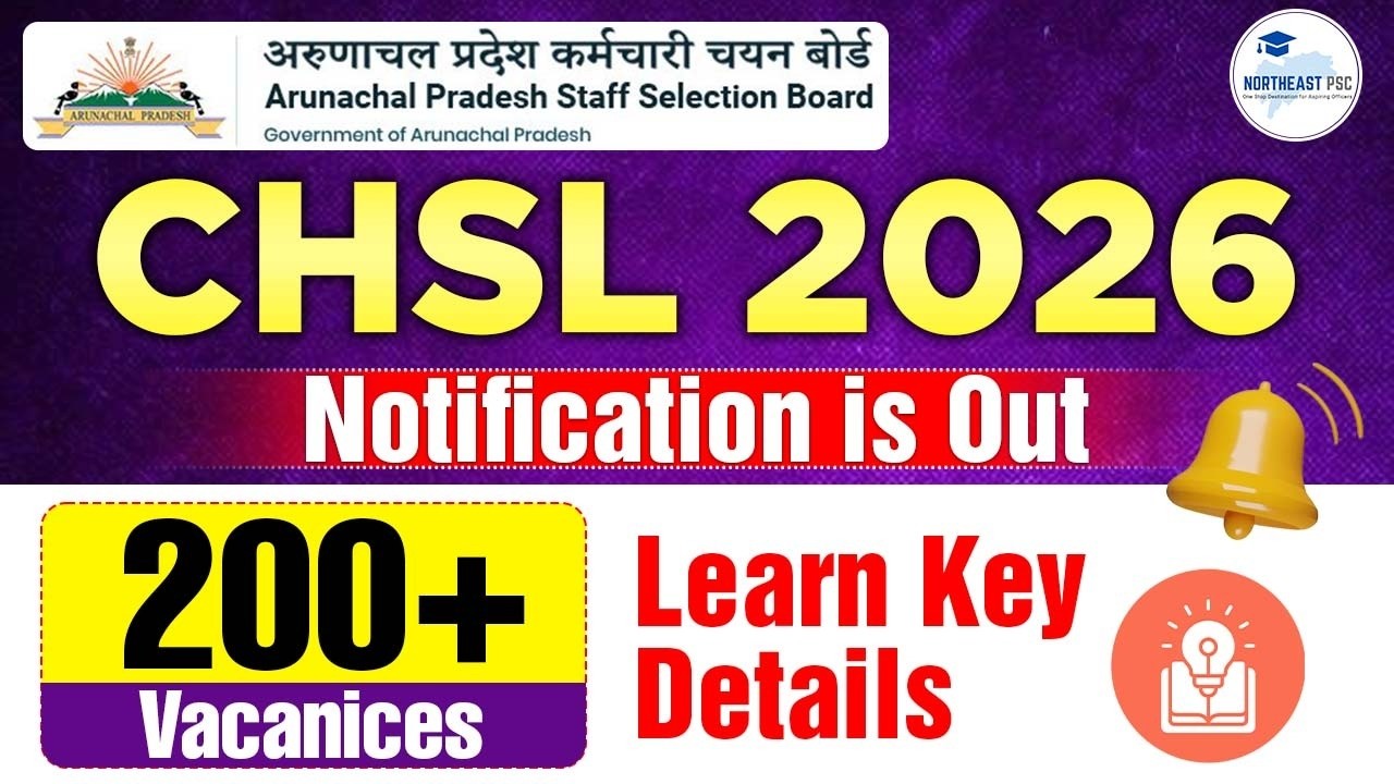 APSSB CHSL 2026 Notification Out | APSSB CHSL