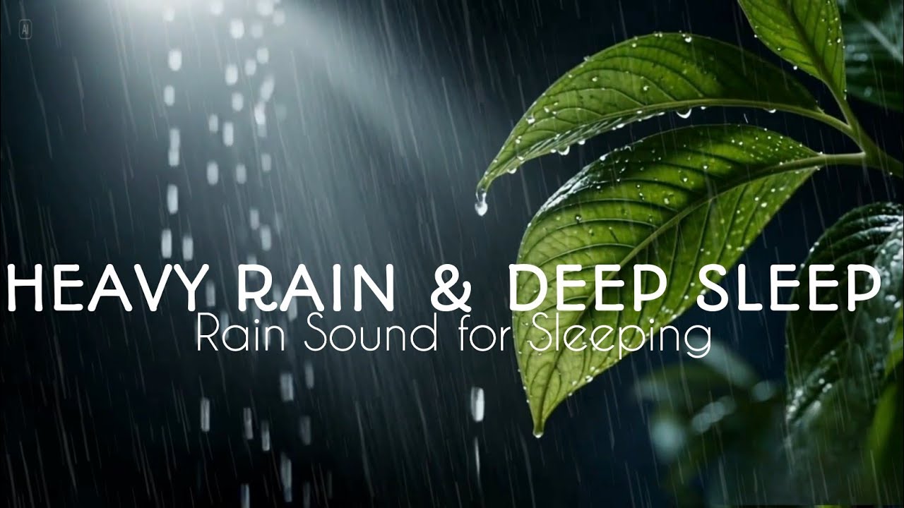 Fall Asleep in 5 Minutes 🌧️ | Black Screen Rain Sounds