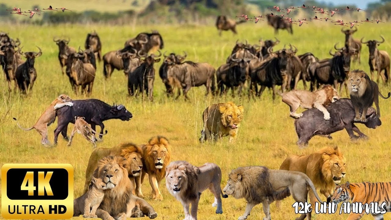 4K African Wildlife ： Most Amazing Wildlife in Selous Game Reserve, Tanzania ｜ Wildlife Kingdom