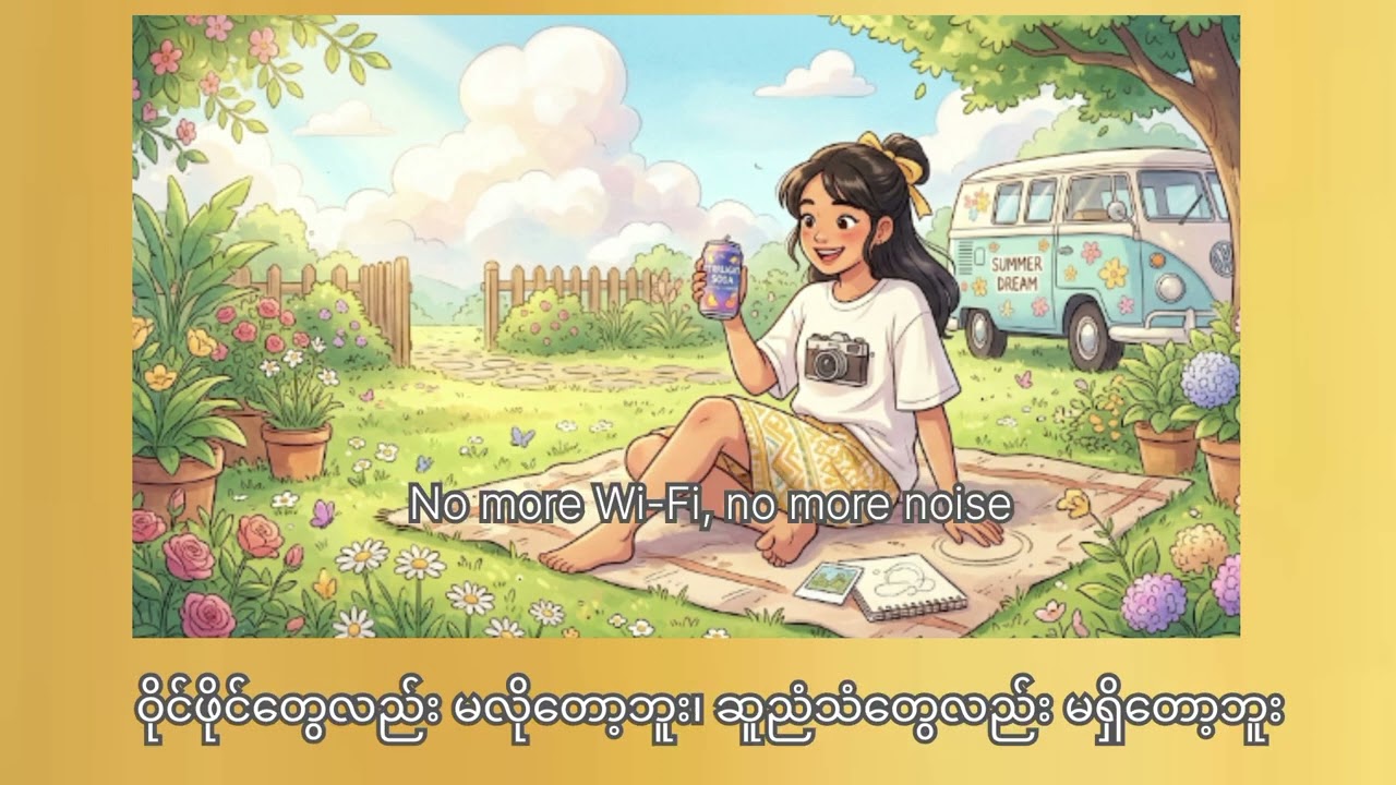 Starlight Soda (ကြယ်ရောင်စုံ ဆိုဒါ) original music video 