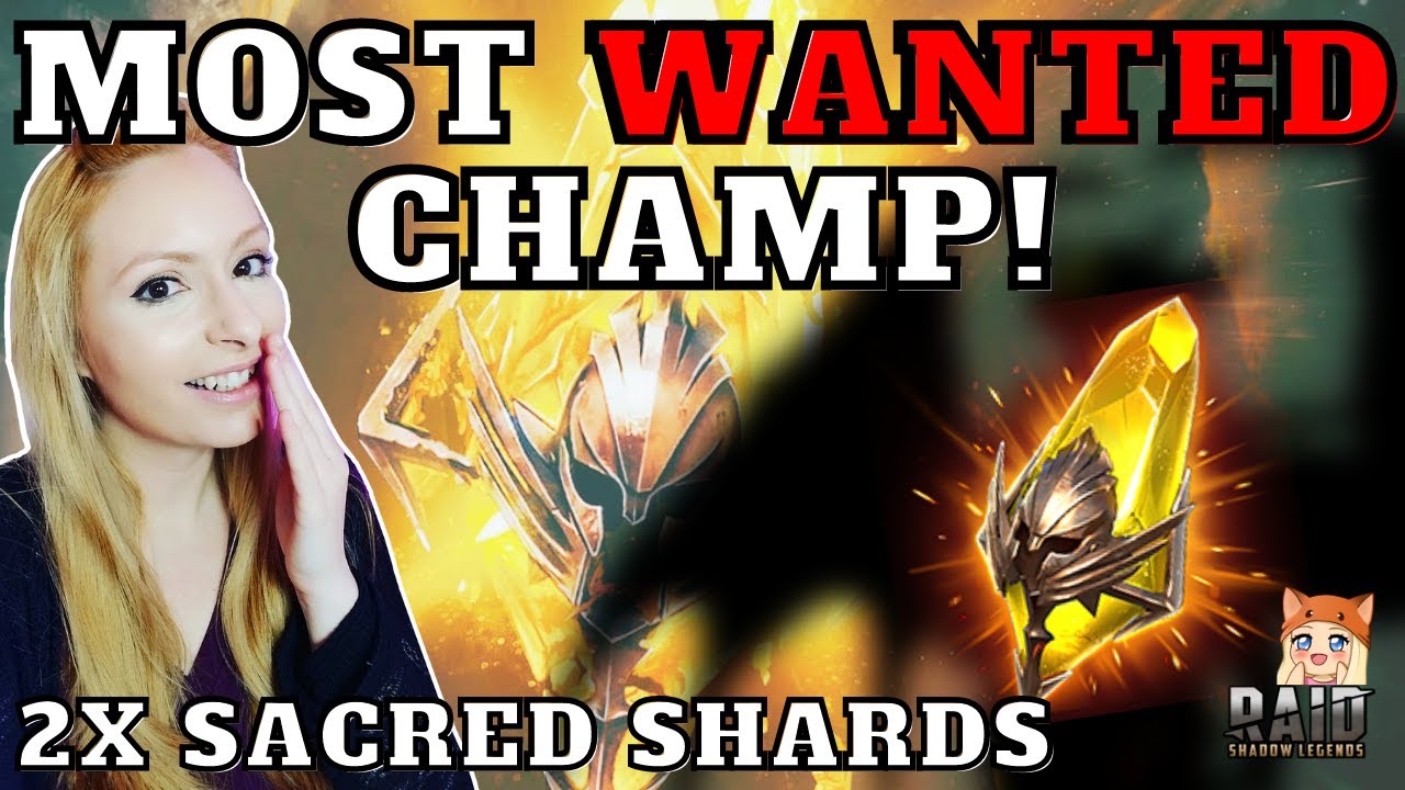 MOST WANTED CHAMP PULLED! 2x Sacreds &bull; RAID Shadow Legends