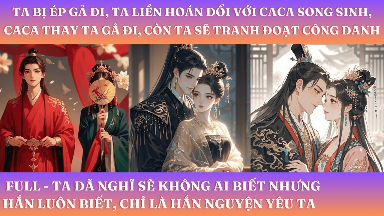 BỊ ÉP GẢ ĐI,TA LIỀN HOÁN ĐỔI VỚI CA CA SONG SINH, CACA THAY TA GẢ ĐI, CÒN TA SẼ TRANH ĐOẠT CÔNG DANH