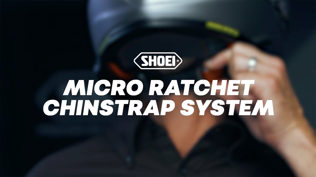SHOEI Tech Tip - Micro Ratchet Chinstrap System