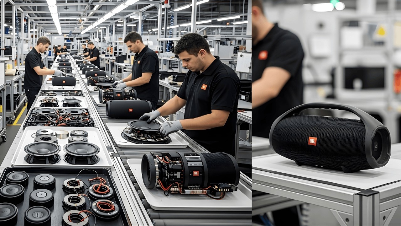 From Components to Bass: Inside the JBL Boombox Speaker Factory