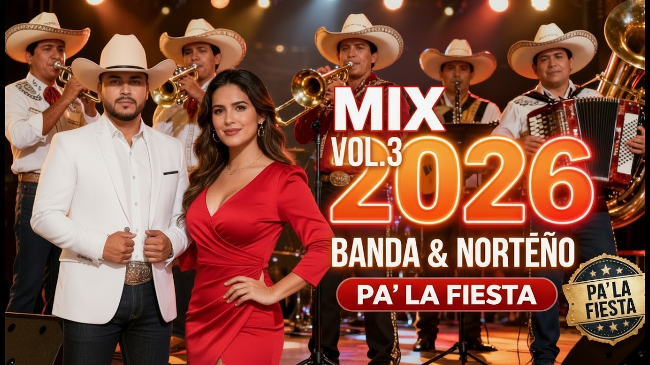 Banda & Norteño – Mix Vol 3 | 1 Hora  Regional Mexicano • Puro Ambiente Pa’ la Fiesta