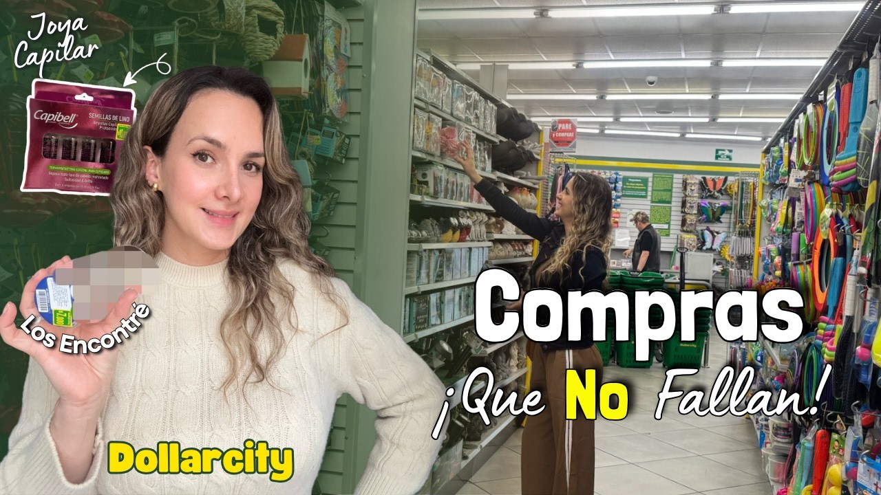 De Todo un Poco HOGAR 🛍️ & Descubrí TESORO Capilar que está SALVANDO mi Cabello #dollarcitycolombia