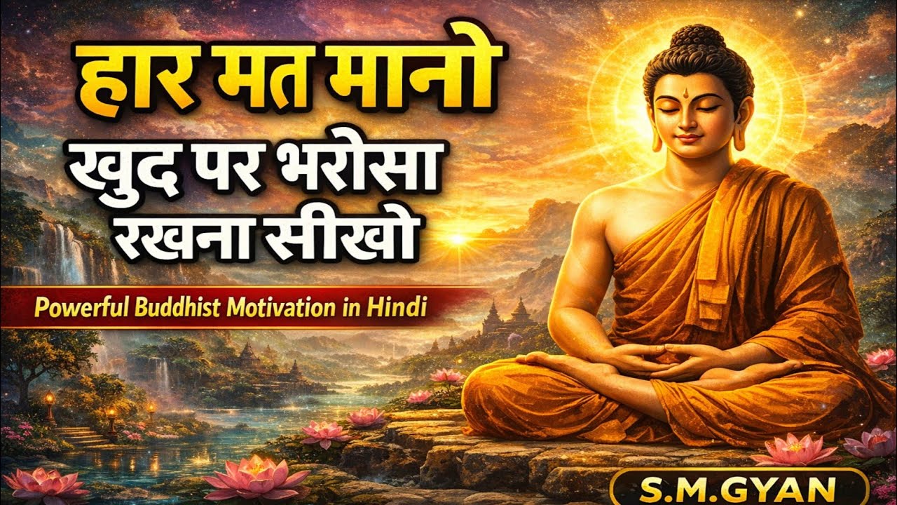 हार मत मानो, खुद पर भरोसा रखना सीखो | Powerful Buddhist Motivation in Hind | #gautambuddha 