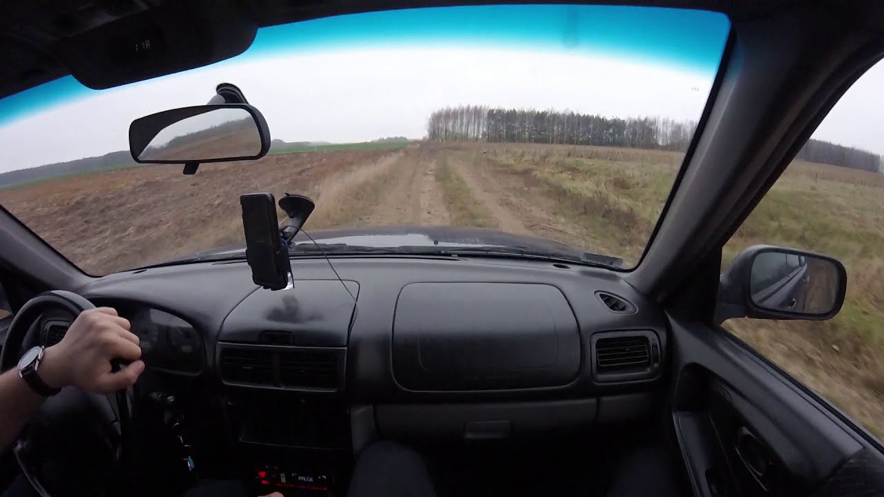 Subaru Forester SF 2.0 125 KM mud test Bielsk Podlaski