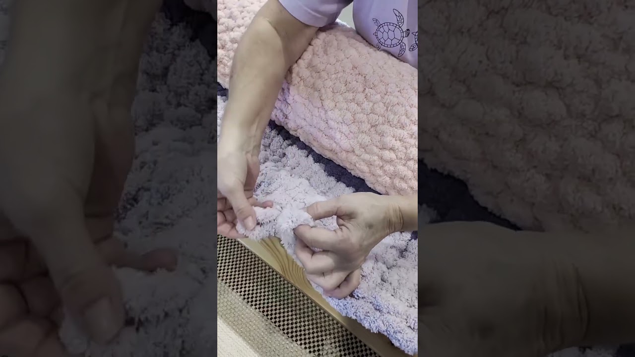 Part one cast off using loom 