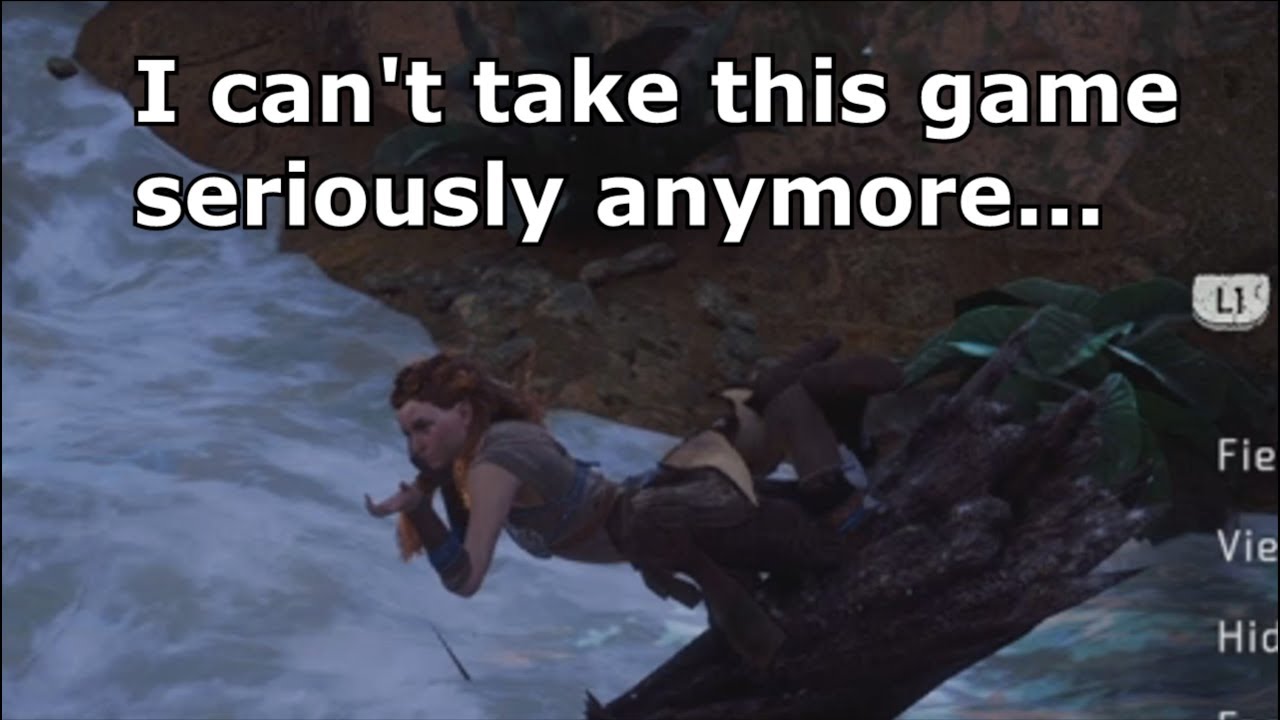 Horizon Zero Dawn Glitches, Bloopers and Funny Moments #2: My Eyes are Up Here!