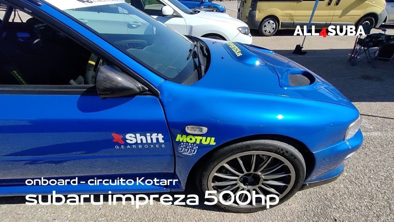Subaru Impreza Sti 500hp - onboard - 4K
