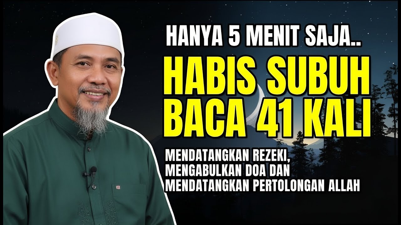 HABIS SHOLAT SUBUH! Baca 41x Zikir Ini, Rezeki Datang Deras Tanpa Disangka
