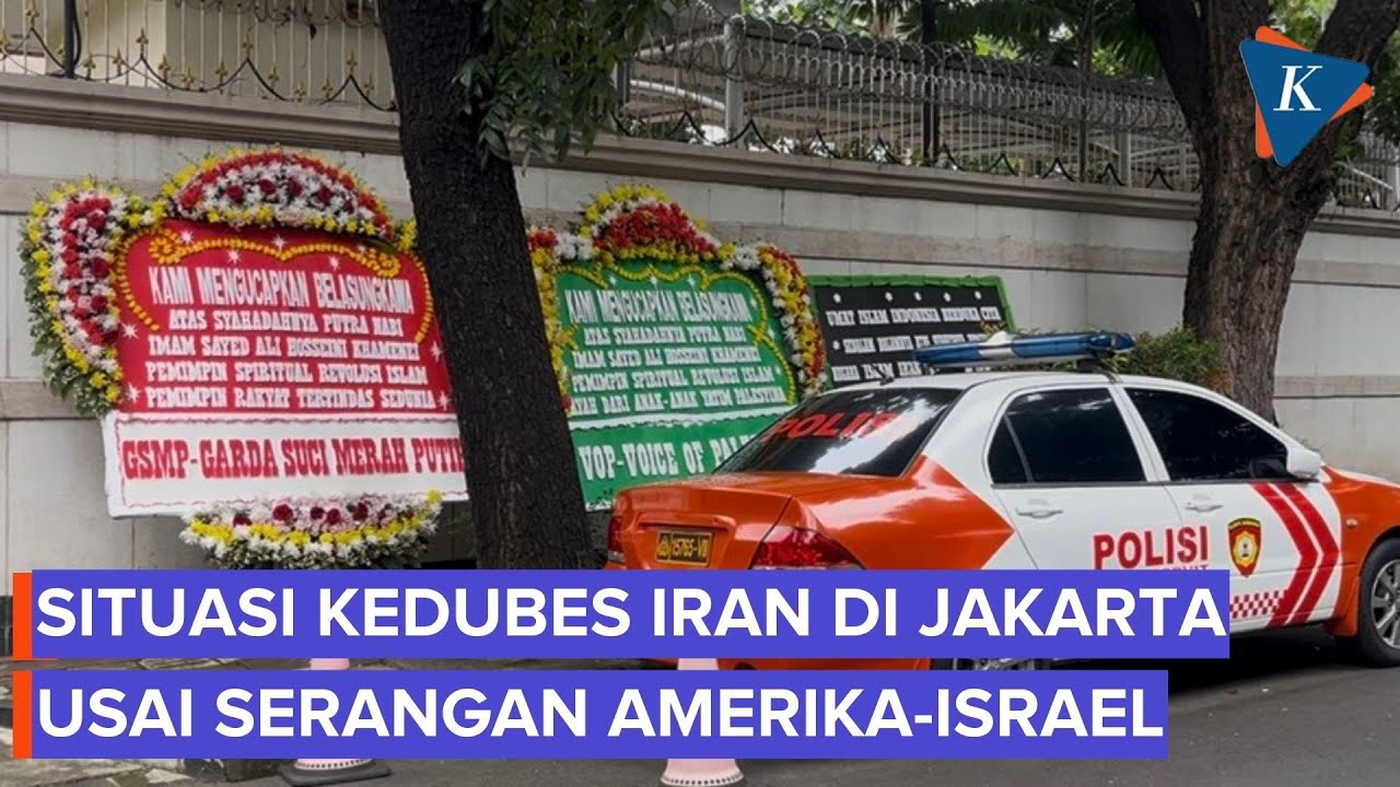 Kedubes Iran di Jakarta Dikirimi Karangan Bunga Usai Khamenei Tewas