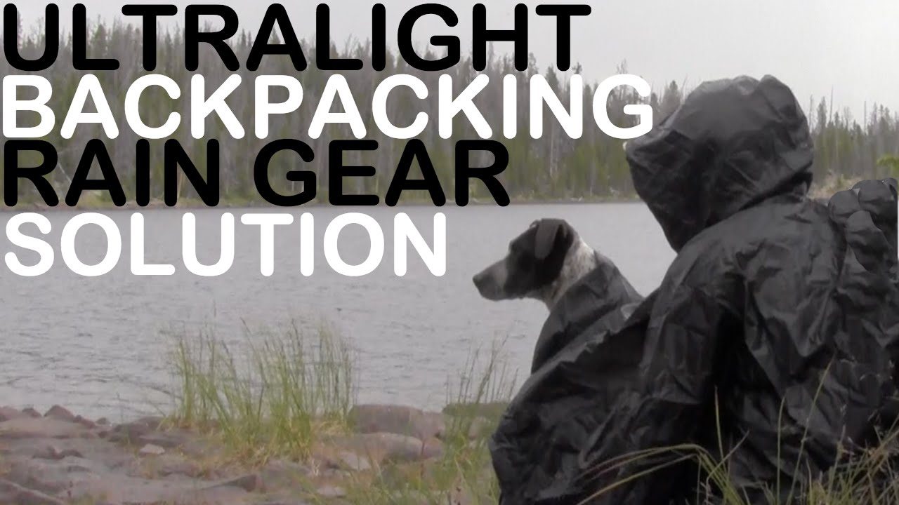 Ultralight Backpacking Rain Gear Solution! Silnylon Hammock, Poncho, Tarp Shelter & Ground Cloth.