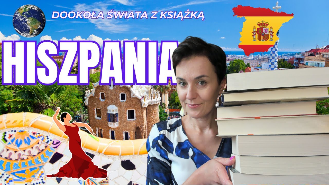 Akcja czytelnicza - #dookołaświatazksiążką ,w sierpniu lecimy do Hiszpanii #booktube #books
