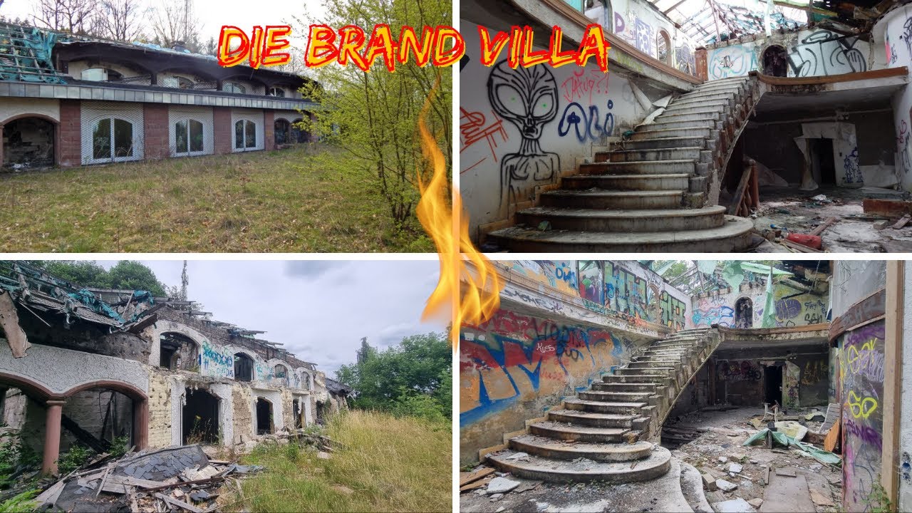 Feuer zerstört Millionen Villa//Die Brand Villa im Jahre 2023