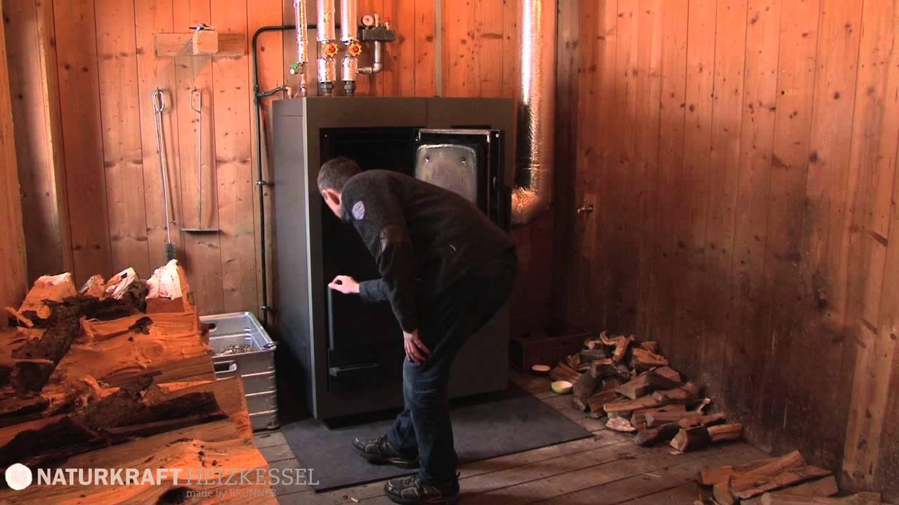 BRUNNER: Scheitholzkessel mit 30 kW in der Praxis