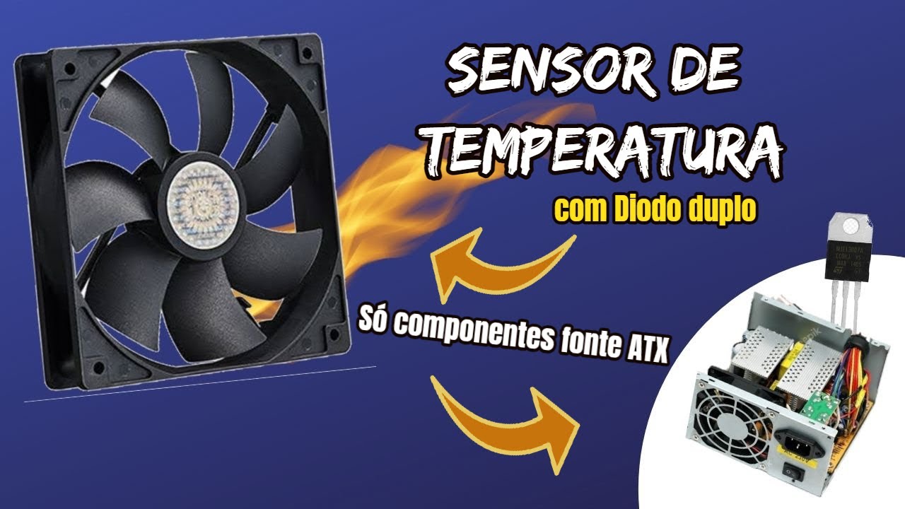 Sensor de temperatura para cooler 12v
