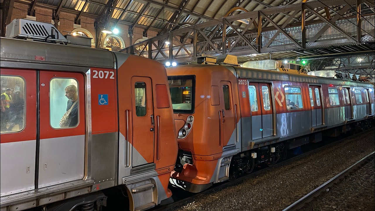 Trem da CPTM - S&eacute;rie 2070 em seu primeiro dia operacional pela linha 10 da CPTM