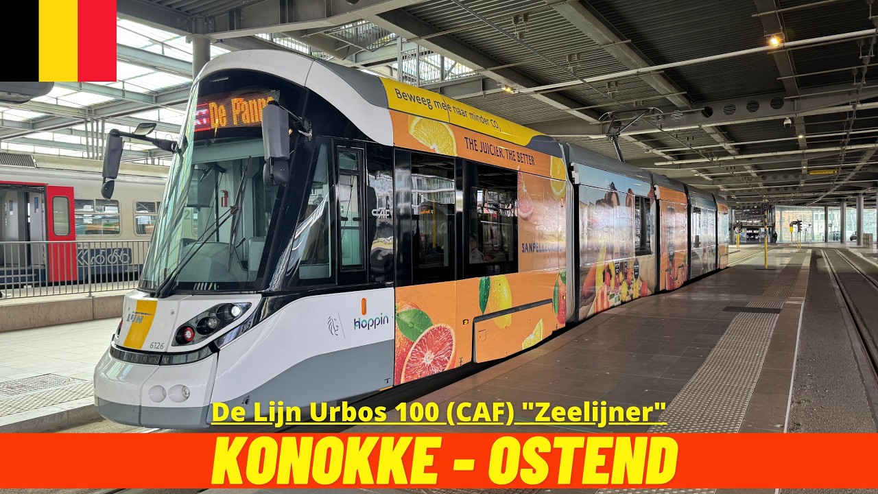 Cab Ride Knokke &rarr; Ostend | Along Belgium's Beautiful North Sea Coast (May 2026) driver's view 4K