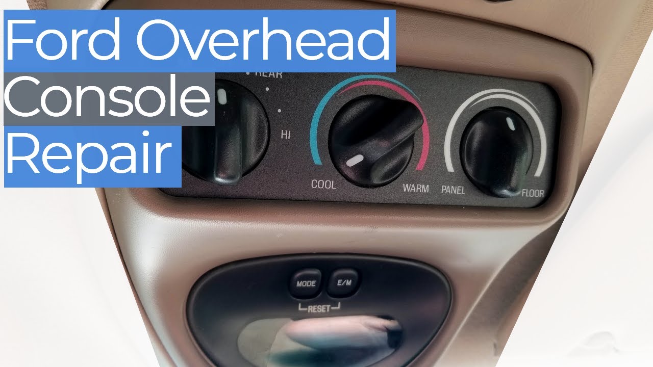 Ford Overhead Console Display Repair- F250, F-350, Excursion