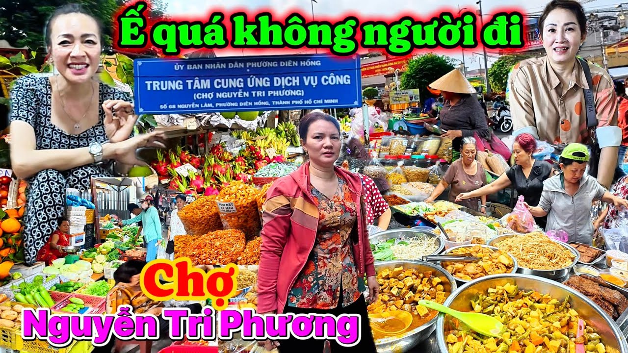 Ế QUÁ chợ Nguyễn Tri Phương lớn nhất Quận 10, nhiều món ngon giao tận nước ngoài làm quà