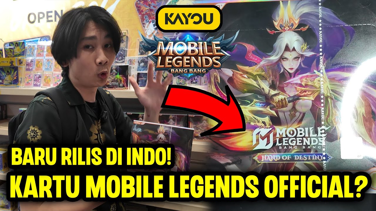 KARTU TCG MOBILE LEGENDS MLBB TERBARU RILIS DI INDONESIA! DAPET BANYAK SKIN MAHAL! KAYOU CARD PT 1