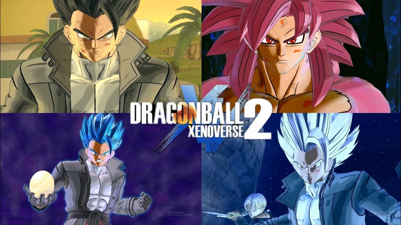 All Transformed CAC Cutscenes in Dragon Ball Xenoverse 2