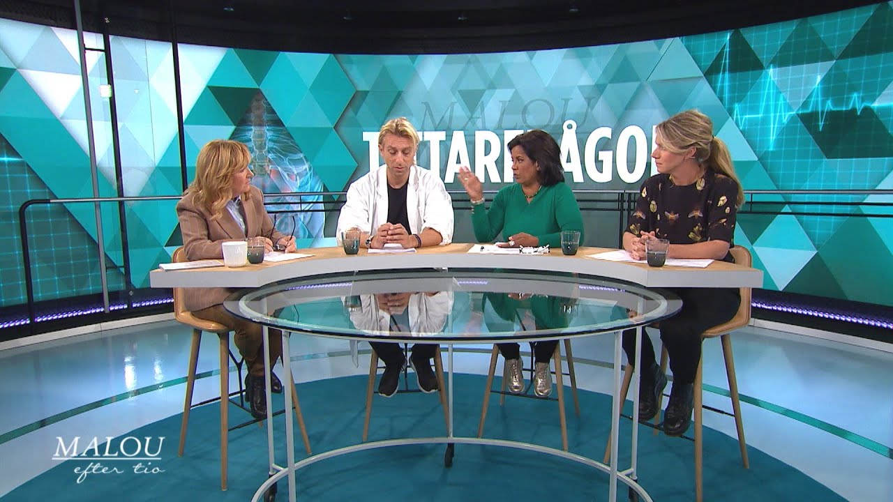 Experterna svarar på tittarfrågor om klimakteriet och psykos - Malou Efter tio (TV4)